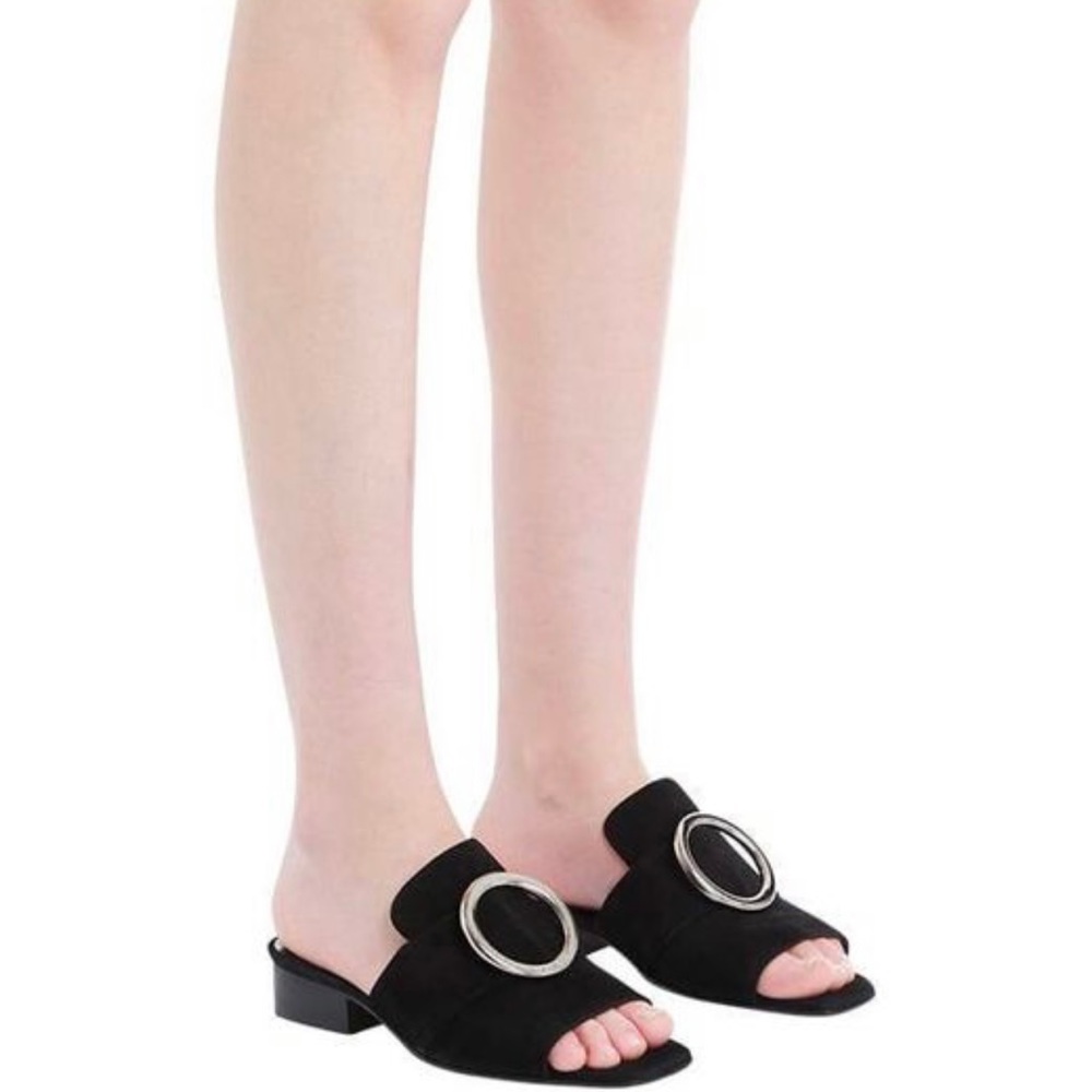DORATEYMUR suede slide sandal 38